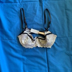 Victoria’s Secret SHEER Periwinkle Balconet Bra